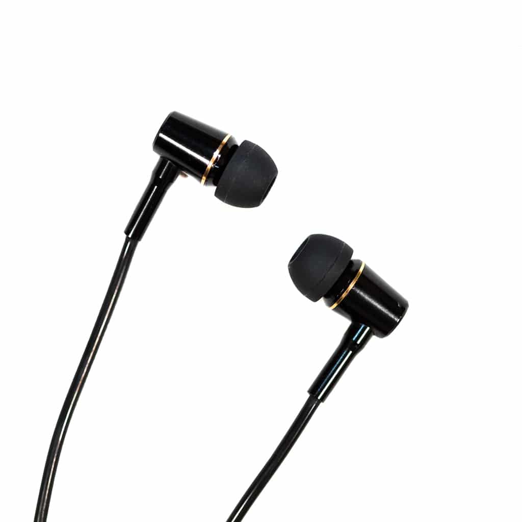 IBRAIN FC33-E Radiation Free Air Tube Headphones Aluminum Metal Earbuds  with Mic and Control Earphone Stereo Wire Cell Phone Headsets in-Ear  Headphones for Smartphone MP3 Tablet PC 