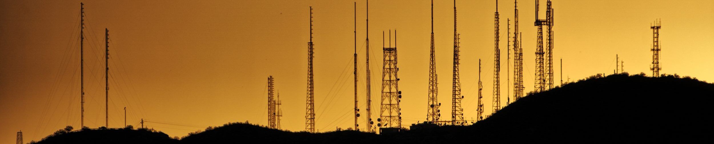 Cell Towers on a Hill